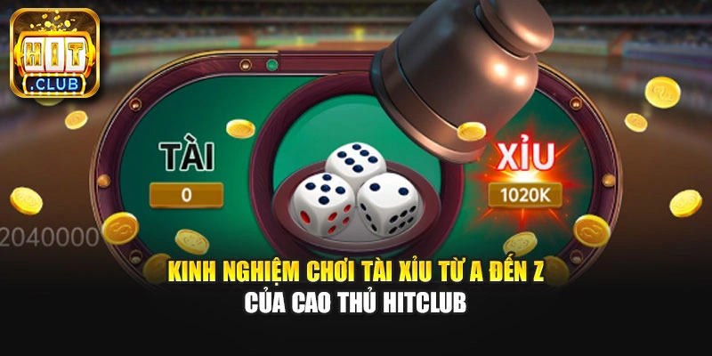 Kinh Nghiệm Chơi Tài Xỉu Từ A Đến Z Của Cao Thủ HitClub
